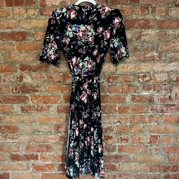 Reformation Laurel Dress - Size small - Bloom - floral wrap jersey midi dress - Picture 10 of 10